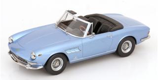 Ferrari 275 GTS Pininfarina Spyder 1964 hellblau metallic mit Speichenfelgen (Türen, Motorhaube... nicht zu öffnen!) KK-Scale Models 1:18 Wiederauflage